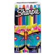 Sharpie - Pack de 21 marqueurs permanents - pointes et couleurs assorties
