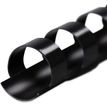 3584770910273-DSB - 100 anneaux de reliure en plastique - 12 mm - jusqu'à 80 feuilles - noir--1