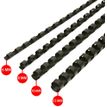 3584770910273-DSB - 100 anneaux de reliure en plastique - 12 mm - jusqu'à 80 feuilles - noir--3