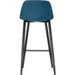 3660141233056-Lot de 2 tabourets MUST - pied noir - assise bleue--3