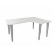 Vinco Evidence - Tafel - 90° right angled - wit, RAL 9010