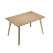 Bureau LEONARDO - 120 cm - Pieds bois - Chêne