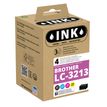 Inktcartridge compatible Brother LC3213 - pack de 4 - noir, cyan, magenta, jaune - Ink K10504W4 