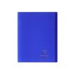 Clairefontaine Koverbook - Notitieboek - geniet - 240 x 320 mm - 48 vellen / 96 pagina's - Seyès - transparant, marineblauw - polypropyleen (PP)
