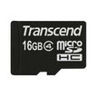 Transcend - Flashgeheugenkaart (Adapter voor microSDHC naar SD inbegrepen) - 16 GB - Class 4 - microSDHC