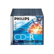 Philips - 10 x CD-R - 700 Mo (80 min) 52x - boîtier CD étroit
