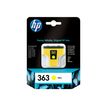 HP 363 - 6 ml - geel - origineel - inktcartridge - voor Photosmart 31XX, 33XX, 8250, C5170, C5173, C5175, C5177, C5190, C5194, C6150, C6175, D7463