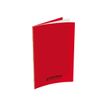 Conquérant Classique - Cahier polypro A4 (21x29,7cm) - 48 pages - grands carreaux (Seyes) - rouge