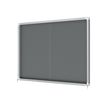 Nobo - Vitrine intérieure 18 A4 (1355 x 970 mm) - cadre gris