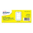 Avery - 1000 étiquettes perforées - 31 x 46 mm - lignes bleu