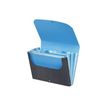 Viquel Office Design - Classeur ménager (valisette trieur) 10 onglets - bleu