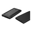 Mozo - Flip cover voor mobiele telefoon - plastic - klassiek zwart - voor Microsoft Lumia 435