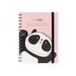 LEGAMI - notitieboek - groot - A5 - 100 vellen - panda