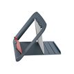 4002432129362-Leitz Ergo Cosy - Support pour ordinateur portable jusqu'à 17" - gris velours-Droite-4