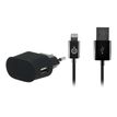 BigBen - chargeur secteur pour iphone 5 - 1 USB + 1 câble de charge - noir