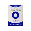 Exacompta - Registratiekaart - A4 - wit - ongekleurd (pak van 100)