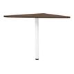 2012349335888-Angle de liaison de bureau 90° - YES ! - pied fixe blanc - chêne royal-Avant-0