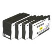UPrint H-963XL PACK - 4 - zwart, geel, cyaan, magenta - compatibel - gereviseerd - inktcartridge (alternatief voor: HP 3YP35AE)