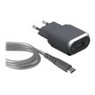 BigBen Force Power - chargeur secteur pour smartphone - 1 USB + 1 câble de charge