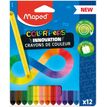 Maped Color'Peps - 12 crayons de couleur Infinity - pochette carton