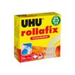 UHU rollafix - 12 Rubans adhésifs transparents - 19 mm x 33 m