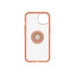 OtterBox Otter  - coque de protection pour iPhone 13 - transparent avec contour orange