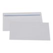 GPV ÉCONOMIQUE - 500 Enveloppes - 110 x 220 mm - avec bande (auto-adhésif) - doublure de couleur - blanc
