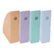 Exacompta Mag-Cube Aquarel - 4 Porte-revues - couleurs pastels glossy