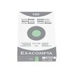 Exacompta - registratiekaart - 75 x 125 mm (pak van 100)