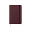 Moleskine Classic - Agenda mensuel de poche - 9 x 14 cm - rouge bordeaux