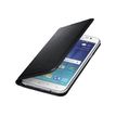 Samsung Flip Wallet EF-WJ500 - Flip cover voor mobiele telefoon - zwart - voor Galaxy J5