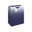 Clairefontaine - Sac cadeau - pluies d'étoiles bleu - 26,5 cm x 14 cm x 33 cm
