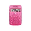 Carpentras Sign - Calculatrice de poche rose - 8 chiffres - solaire
