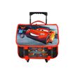 Bagtrotter Cars - Rolling case / schoolbag - gegoten EVA, 600D polyester - zwart en rood