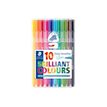 4010000000005-STAEDTLER triplus broadliner 338 - Pack de 10 feutres fins - pointes et couleurs assorties-Avant-0