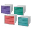 Esselte Colour'Breeze - Module de classement 4 tiroirs - disponible dans différentes couleurs