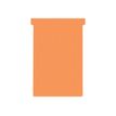 Nobo T-kaart - 11.2 x 18 cm - oranje (pak van 100)