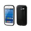 Muvit miniGel - Achterzijde behuizing voor mobiele telefoon - zwart - voor Samsung Galaxy Trend Lite