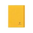 Clairefontaine Koverbook - Notitieboek - geniet - A4 - 48 vellen / 96 pagina's - Seyès - transparant, geel - polypropyleen (PP)