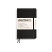 Leuchtturm1917 - Carnet de notes souple B6+ - ligné - noir