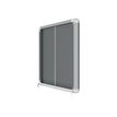 Nobo - Vitrine intérieure 8 A4 (925 x 668 mm) - cadre gris