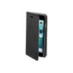 SBS Book Case TEBOOKIP7PK - Flip cover voor mobiele telefoon - polyurethaan - zwart - voor Apple iPhone 7 Plus