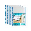 3045050019203-Oxford - 10 Pochettes perforées - A4 - lisse - pour 12 feuilles - 9/100 - Bleu-P_97161904_2-1