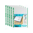 3045050019234-ELBA - Protector de hojas - para A4 - transparente con borde de encuadernación verde (paqu-P_97161915_2-1