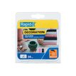 Rapid - hot melt glue stick - 7 x 90 mm - roze glitter, witte glitter, zwarte glitter - hars, ethyleenvinylacetaat (EVA) (pak van 36)