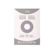 Exacompta - Registratiekaart - A5 - wit - van ruiten voorzien (pak van 100)
