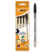 3086121601026-BIC Cristal - 4 Stylos à bille - noir - 1 mm - pointe moyenne-P_99999641_1-0