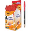 BIC Cristal - 50 Stylos à bille - rouge - 1 mm - pointe moyenne