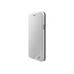 X-Doria Dash Folio One - Flip cover voor mobiele telefoon - wit - voor Samsung Galaxy S6