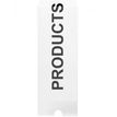 Probeco - 12 Porte-étiquettes adhésives - 19 x 75 mm